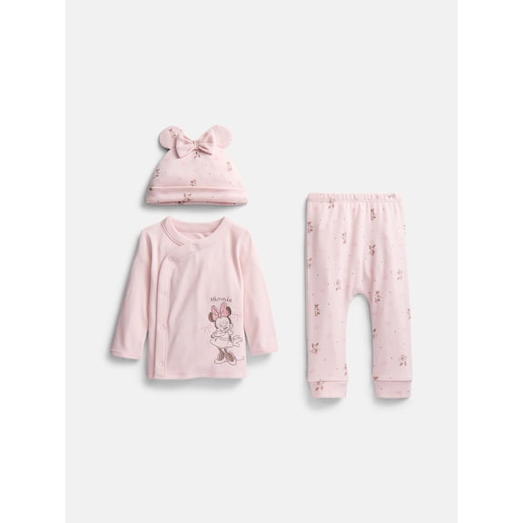 Disney Baby Minnie Mouse Take Me Home Set, 3-Piece, Sizes Preemie 6/9M