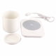 thumbnail image 1 of Calentador de tazas para escritorio de 55 ℃, calentador de tazas de leche alimentado por USB con 3 ajustes de temperatura para uso en el hogar y la oficina, color blanco, 1 of 14