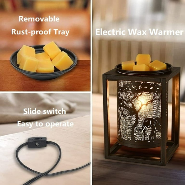 yahuha Ceramic Wax Melt Warmer, Fragrance Wax Warmer 3-in-1 Electric Candle  Wax Melter and Wax Cubes for Home Office Bedroom Aromatherapy Gifts