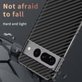 thumbnail image 5 of Case Compatible with Google Pixel 7 Case Carbon Fiber Texture Design Cover Non-Slip Enhanced Grip Anti-Fingerprint Anti-Scratch Shock Absorption Case Made for Google Pixel 7 Case,Darkpurple, 5 of 7