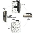 thumbnail image 5 of GAEKEAO Small Women Wallet Leather RFID Blocking Bifold Zipper Pocket Credit Card Holder Purse with ID Window, 5 of 6