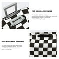 thumbnail image 5 of Bixox Washable Black and White Checkerboard Printed Luggage Cover, Fashion Suitcase Protector Fits for Large luggage, 5 of 8