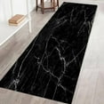 thumbnail image 3 of GUOOL Soft Floor Carpet Non Digital Printed Washable Entry Carpet Area Rug Living Room Long Rug Home Decor Black Stone, 3 of 8