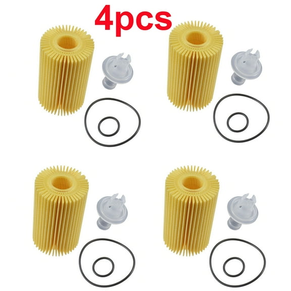 4PCS Oil Filter 04152-38020 For Toyota Land Cruiser Sequoia Tundra For Lexus New