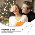 thumbnail image 2 of Collier Ras du Cou en Acier Inoxydable Chaîne de Cou Bijoux pour Femmes et Filles, 2 of 9