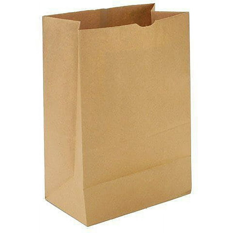 Kraft Paper Grocery Bags, 1/6 BL, Flat Handle - 12 x 7 x 17 for $149.01  Online