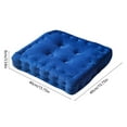 thumbnail image 3 of PALIFEUR Outdoor/Indoor Chair Cushions, Soft Comfortable Seat Cushion, Office Chair Seat Cushion for Kitchen, Living Room, Student Apartment, Office, 15.7x15.7x3.54 Inch, Blue, 3 of 6