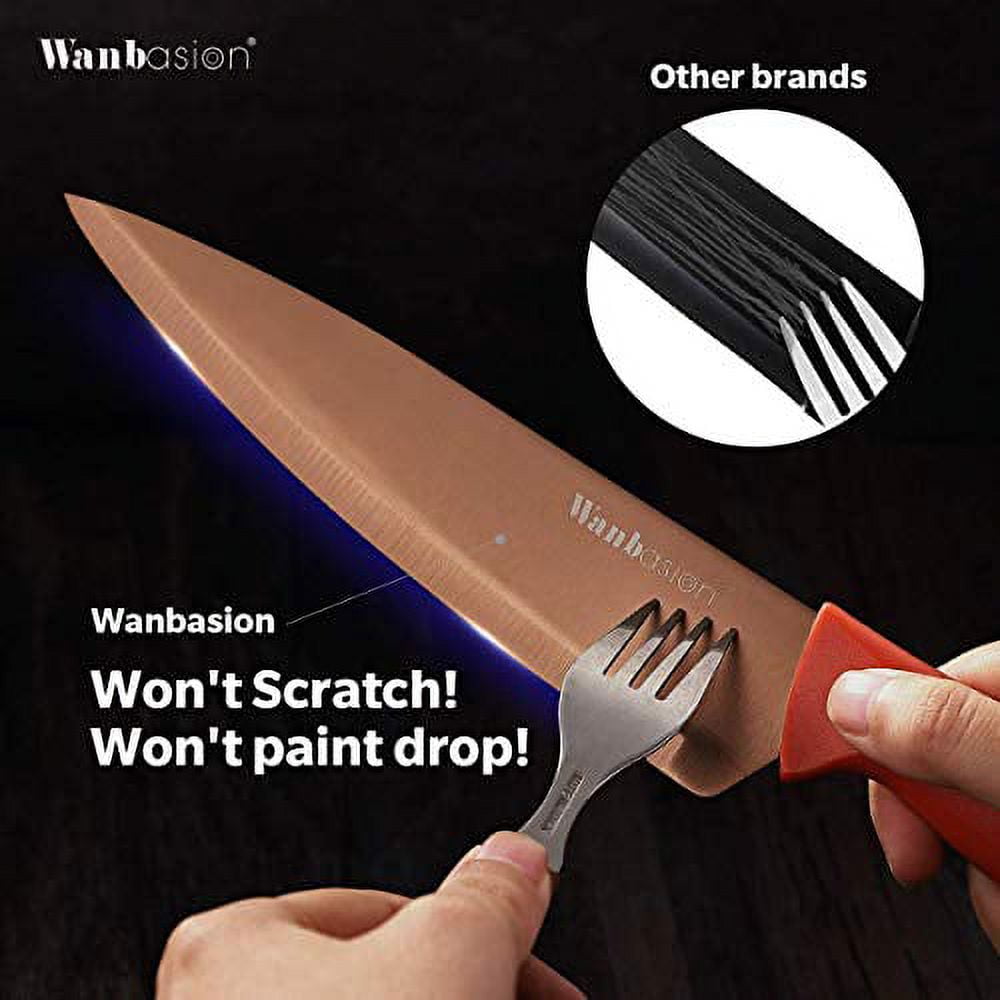 Wanbasion Professional Kitchen Chef Knife Set Stainless Steel Dishwasher  Safe 14567212721