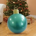 thumbnail image 5 of Mecorevxz 24 Inch Oversized Inflatable Christmas Ball Large Xmas Inflatable Ornaments PVC Outdoor Holiday Blow Ball Outside Yard Lawn Porch Decorations(Green), 5 of 6