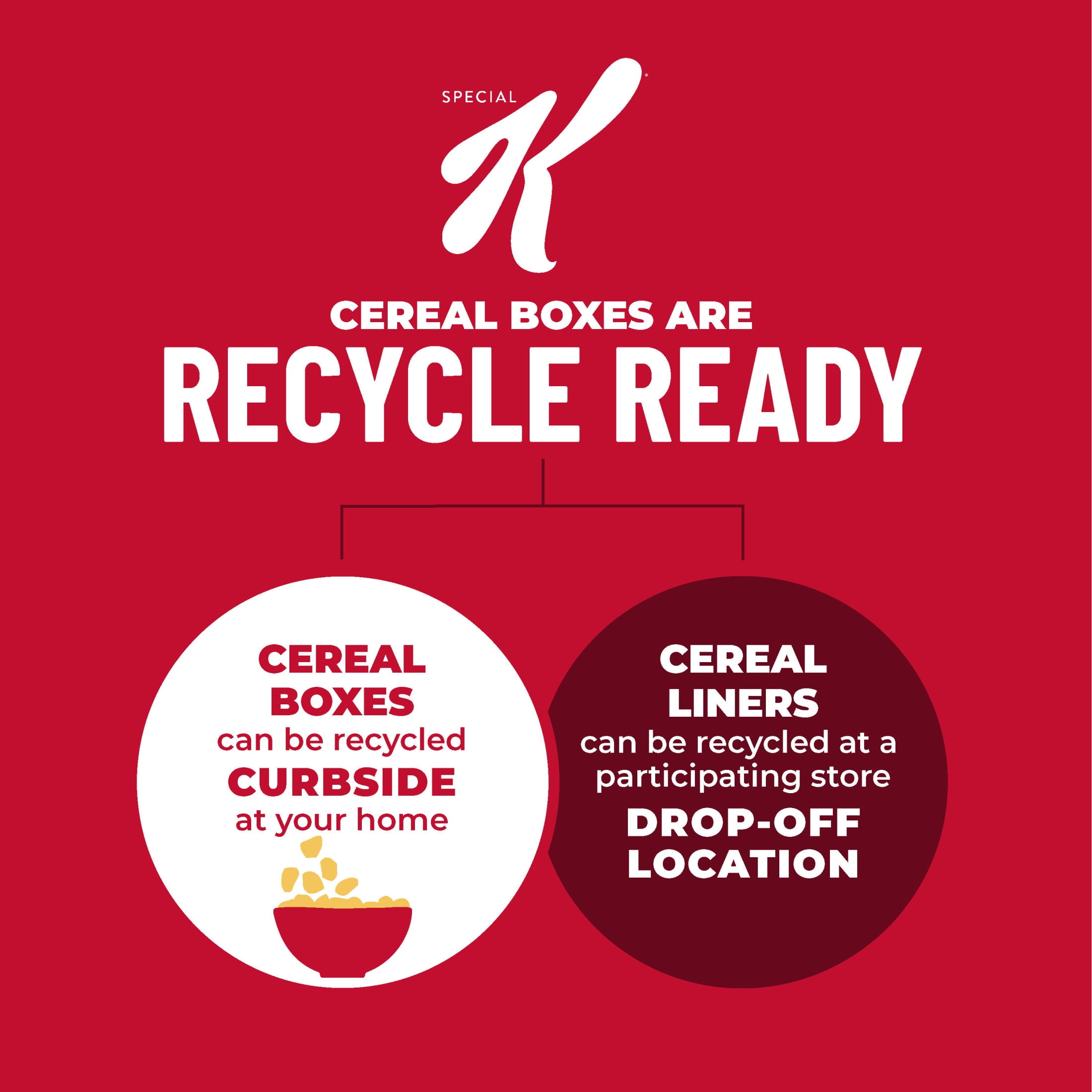 (8 pack) Kellogg's Special K Red Berries Breakfast Cereal, Good Source of Fiber, Family Size, 15.6  oz