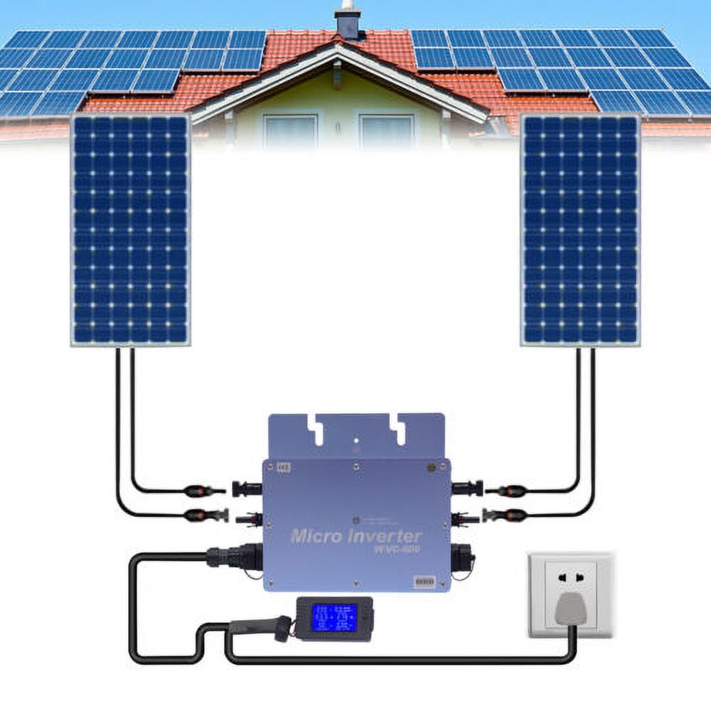IP65 Waterproof Microinverter 600W Solar Grid Tie Micro Inverter for Solar Panel