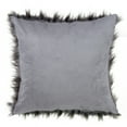 thumbnail image 3 of SARO 3538.I18S Poly Filled Accent Pillow with Faux Fur Design  Ivory, 3 of 4