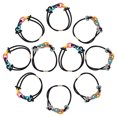 thumbnail image 1 of 10 PCS Bobinas Elásticas Cabinas Coloridas Anillos De Pelo Niñas Portones Portatas Pelo Lazos, 1 of 5