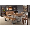 thumbnail image 3 of Coast to Coast Knox Acacia Wood Live Edge Dining Table, 30"H x 79"W x 38"D, Sequoia Light Brown Acacia, 3 of 10