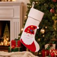 thumbnail image 5 of Christmas Stockings, Classic Holiday Xmas Stocking with Hanging Loop, Gift Bag for Fireplace Mantel, Tree and Family Holiday Decor, 5 of 8