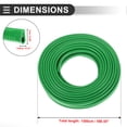 thumbnail image 4 of Unique Bargains Universal Car Weatherstrip Weather Stripping Self Adhesive Weather Seal Strip 49Ft U-Shape PVC Green, 4 of 7