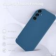 thumbnail image 4 of for Samsung Galaxy S23 FE Case, Silicone Phone Case with 1 Screen Protector, Soft Anti-Scratch Microfiber Lining, Full Body Shockproof Slim Cover Support Wireless Charging, Mint Green, 4 of 16