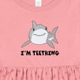 thumbnail image 4 of Inktastic I'm Teething Cute Shark Girls Baby Dress, 4 of 5
