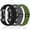 Black+Grey+ArmyGreen, variant on Elastic Bands Compatible with Charge 2 Band, Solo Loop Stretchy Nylon Wriststrap for Charge 2 Women Men