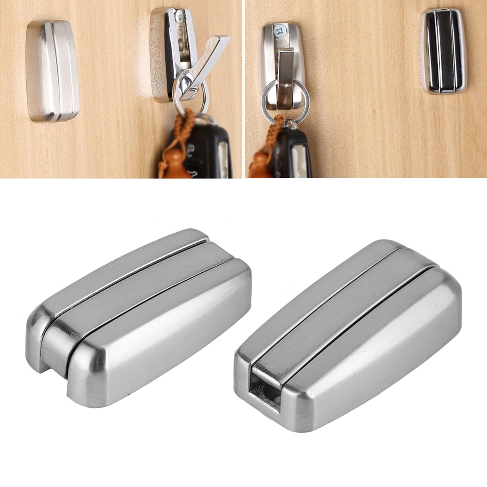 Automobile Hook,2pcs Zinc Alloy Concealed Hook Clothes Hats Towel Holder Accessories for Automobiles RV Bright silver Automobile Hook,2pcs Zinc Alloy Concealed Hook Clothes Hats Towel Holder Accessories for Automobiles RV Bright silver
