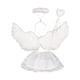 thumbnail image 3 of Disfraz de hada para niñas jinwen 4 piezas ala de ángel, 3 of 8