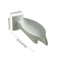 thumbnail image 3 of Boîte à Savon Murale Réglable en Forme de Feuille, Porte-Savon Rotatif, Porte-Savon pour Lavabo, Czzoypi Boîte à Savon Murale Réglable en Forme de Feuille, 3 of 6