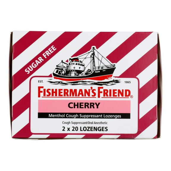 Fisherman's Friend - Loz Fat Free Cherry Sugar Free - Case Of 6 - 2/20 Ct