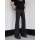 thumbnail image 4 of Pantalones de negocios para hombre, pantalones de traje de seda de hielo para hombre, pantalones de sastrería social, ropa de talla grande, spandex, estilo coreano elegante, 4 of 5