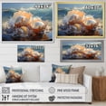 thumbnail image 4 of Designart "Beachcomber s Delight White Seashells" Animals Floater Framed Canvas Print, 4 of 7