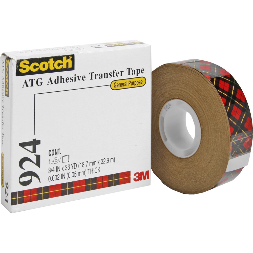 3M 924 Adhesive Transfer Tape, 3/4" x 36 yds.