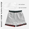 thumbnail image 3 of FORMRS Boys Swim Trunks Quick Dry Mesh Liner Boardshorts Sizes XS-XL, Black Christmas Light, 3 of 7