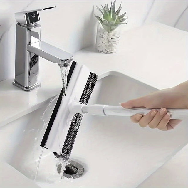 1pc Home Retractable Extension Cleaning Window Brush, Glass Scraper, Cleaning Tools