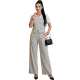 thumbnail image 1 of Conjunto Ejecutivo 2 Piezas, Blusa Tipo Chaleco y Pantalón Recto, Look Sofisticado y Chic para Mujer, 1 of 5