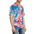 thumbnail image 2 of No Boundaries Men's and Big Men's Short Sleeve Printed Rayon Shirt, 2 of 6