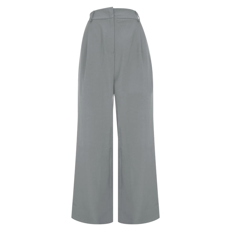chinese dress ladies Womens Light Gray Classic Pants