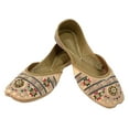 thumbnail image 3 of Women's Punjabi Jutti For Wedding Indian Shoes Gift For Her Ballet Flat Shoes Handmade Mojari Juti 
US 6/ EURO 36, 3 of 5