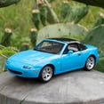 thumbnail image 7 of CHUNYAN 1/32 Mazda Miata MX-5 Alloy Model Car, Toy Car with Pullback, Removable Top, Blinking Lights, Toy Car with Sound and Bright Lights, Collectible Grade Gift for Kids (Red), 7 of 7