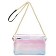 thumbnail image 2 of FORMRS Women Crossbody Purse with Chain Strap Vegan Leather Shoulder Handbag, Light Pink Stripes, 2 of 7