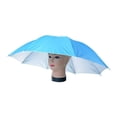thumbnail image 5 of Sun Umbrella Hat - Foldable Outdoor Rain Hat for Fishing, Camping, UV Protection, 5 of 9