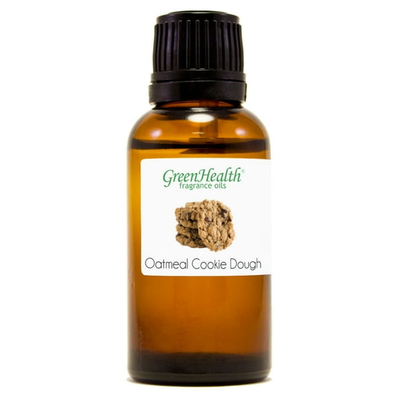 Oatmeal Cookie Dough Fragrance Oil - 1 fl oz - Amber Glass Bottle w/ Euro Dropper - GreenHealth