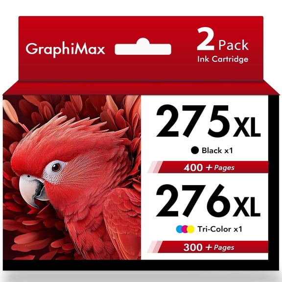 275XL Ink Cartridges for Canon Ink 275 and 276 for Pixma TS3522 TS3520 TS3500 TR4722 TR4720 TR4700 (Black, Tri-Color)