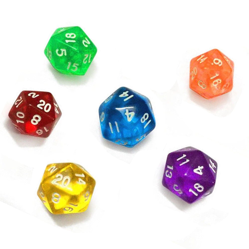 20 Sided Die D20 for D/&D RPG Dice Game Set Pack of 20