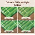 thumbnail image 7 of Design&I 8'x10' Washable Area Rug Soccer Football Field Stripes Stadium Markings Ground Motif Door for Dining Room, Large Office, Lounge, Snag-Free, 7 of 7