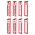 thumbnail image 3 of MOVTOTOP 8Pcs Fire Action Notice Sticker for Business and Emergency Preparedness 3.9x11.75 Inches, 3 of 7