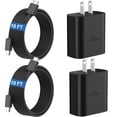 thumbnail image 1 of Cargador Samsung Super Fast USB C tipo C de 45 W, negro, con cable de 3 m, 1 of 6