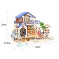 thumbnail image 2 of Casa de muñecas Casa de muñecas en miniatura DIY Kit de casa de muñecas de madera con muebles con luz LED Legend of Blue Sea TOMSHOO Casa de muñecas, 2 of 7