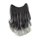 thumbnail image 5 of Pieza de cabello para mujer Yuyangstore postizo de 20 pulgadas fácil de usar cabello con clip Gris, 5 of 8