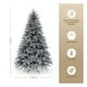 thumbnail image 3 of Árbol de Navidad Escarchado Ramas PVC y PE, Cedro del Himalaya Frondoso Esquimal (Negro Nevado, 2.20 m), 3 of 6