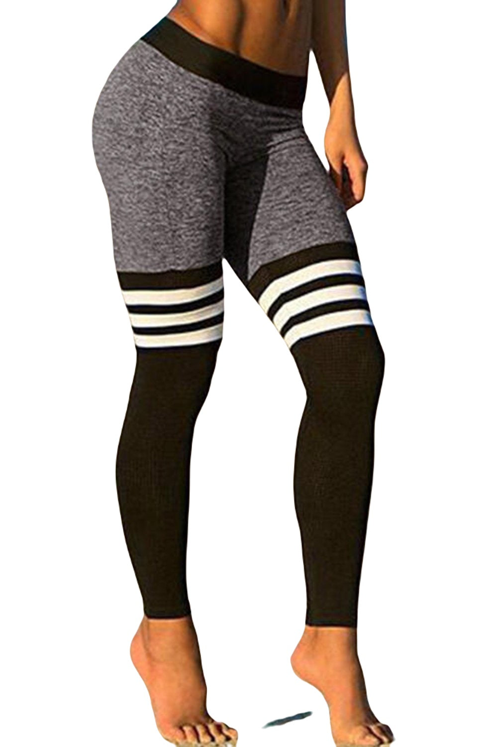 Striped Fitness Leggings
