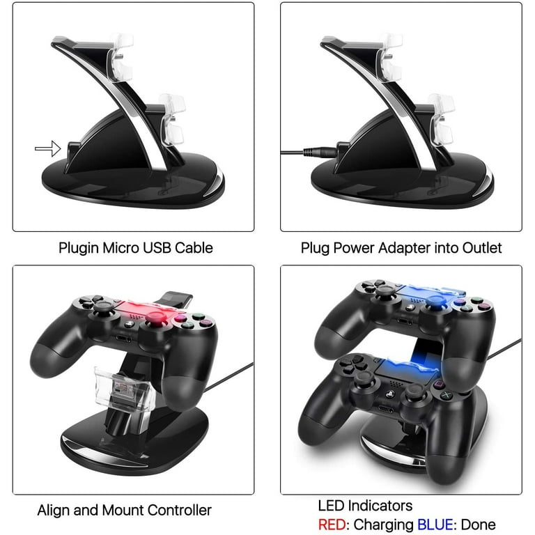 Megadream dual usb charging sale charger docking station